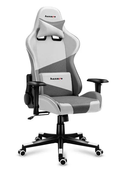 Karrige lojërash Huzaro Force 6.2, 130 kg, e bardhë - 2
