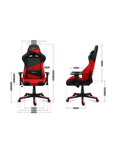 Karrige lojërash Huzaro Force 6.2, 130kg, e kuqe - 7