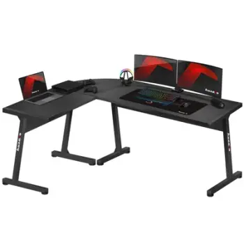 Tavolinë lojërash Huzaro Hero 6.0, 147x112cm, e zezë