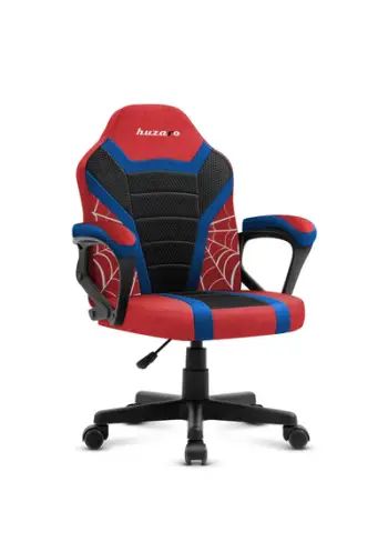 Karrige lojërash për fëmijë Huzaro Ranger 1.0 Spider Mesh, 80-150 cm, 130 kg, e zezë/e kuqe