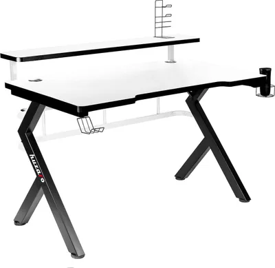 Tavolinë lojërash Huzaro Hero 5.0, 120x60 cm, e bardhë - 2