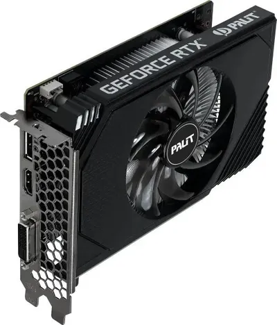 Kartelë grafike Palit GeForce RTX 3050 StormX, 6 GB, e zezë - 2