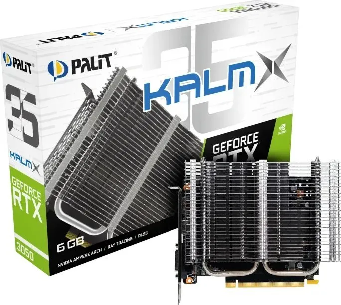 Kartelë grafike Palit GeForce RTX 3050 KalmX 6GB GDDR6 - 1