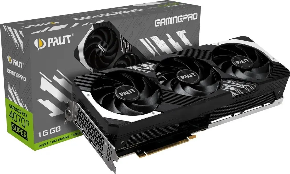 Kartelë grafike Palit GeForce RTX 4070 Ti SUPER GamingPro 16GB GDDR6X - 9