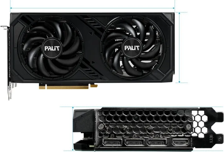 Kartelë grafike PALiT GeForce RTX 4070 Super Dual, 12GB GDDR6X - 8