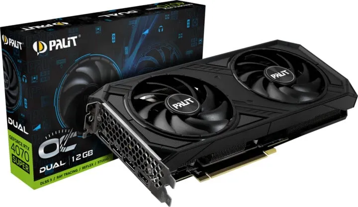 Kartelë grafike PALiT GeForce RTX 4070 Super Dual, 12GB GDDR6X - 10