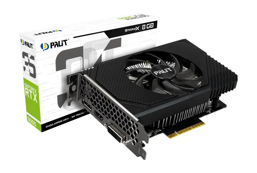 Kartelë grafike Palit GeForce RTX 3050 StormX 8GB GDDR6 - 4