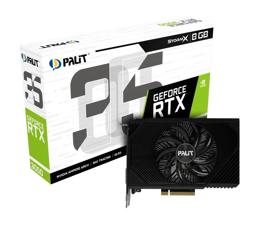 Kartelë grafike Palit GeForce RTX 3050 StormX 8GB GDDR6 - 5