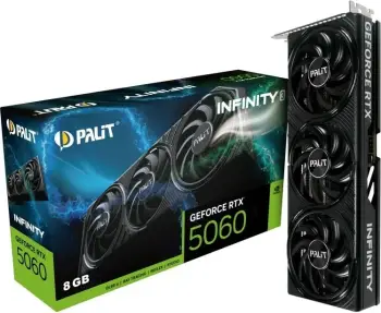 Kartelë Grafike Nvidia RTX 5060 8GB Palit Infinity 3 GDDR7 3 Fan
