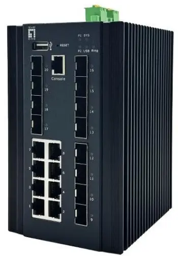Switch 20x GE IGU-2072 8x 1GbE.8x 2.5GbE SFP sw