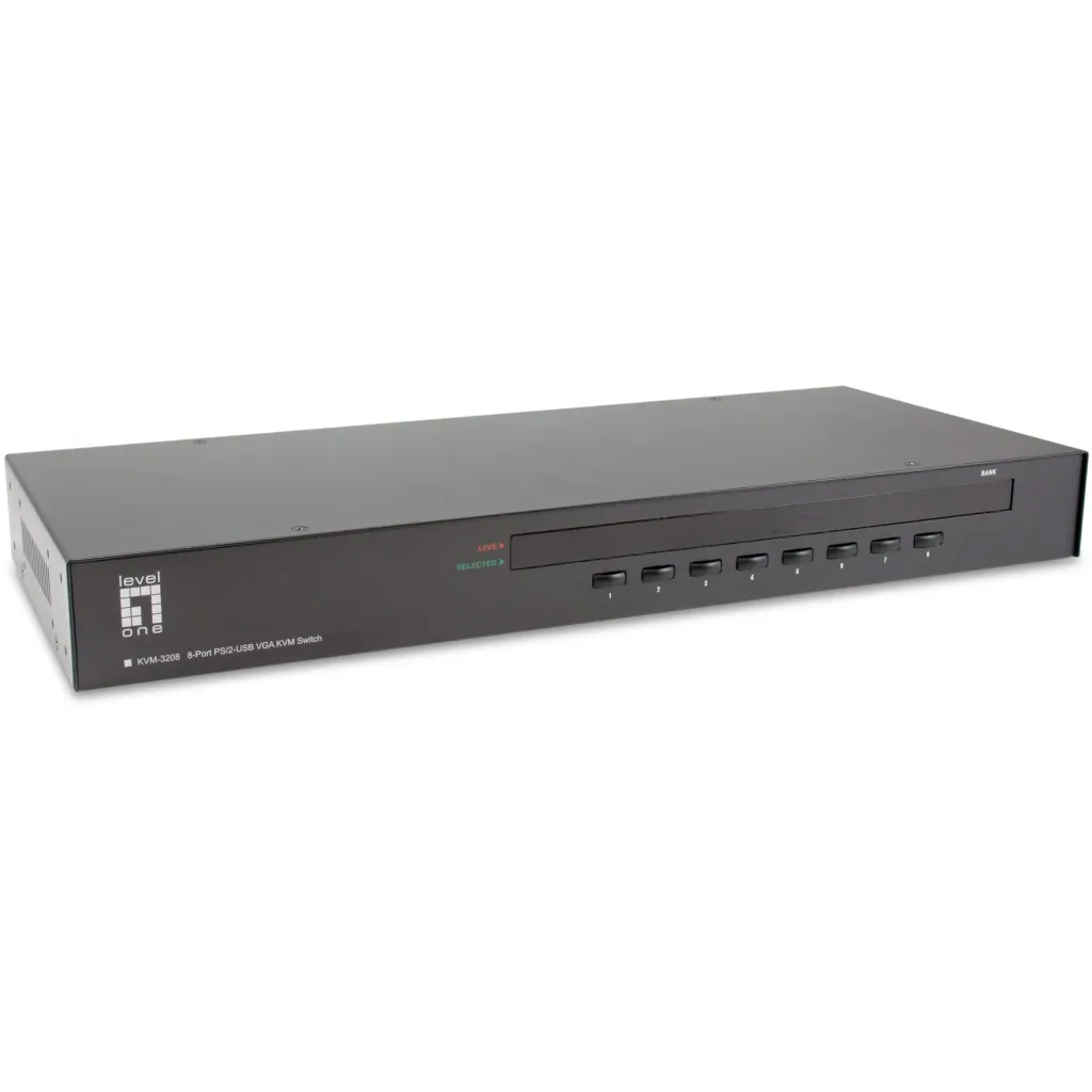 Switch KVM / KVM-3208 / 8-Port / PS/2 + USB / VGA - 1