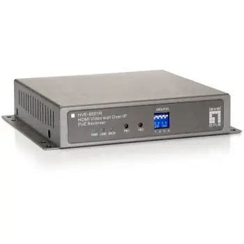 HVE-6601R HDMI Videowand über IP PoE Receiver