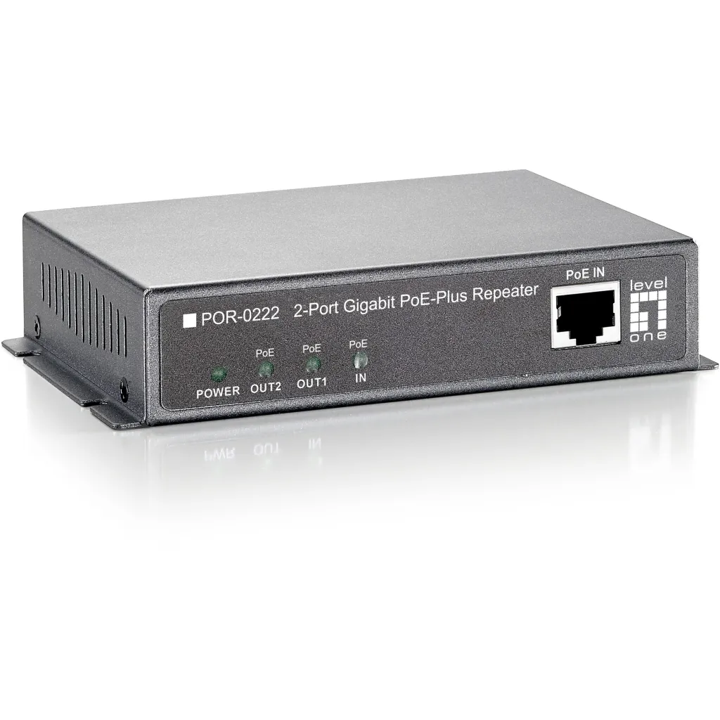 2x GE PoE-Repeater POR-0222 PoE - 1