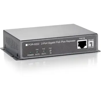 2x GE PoE-Repeater POR-0222 PoE