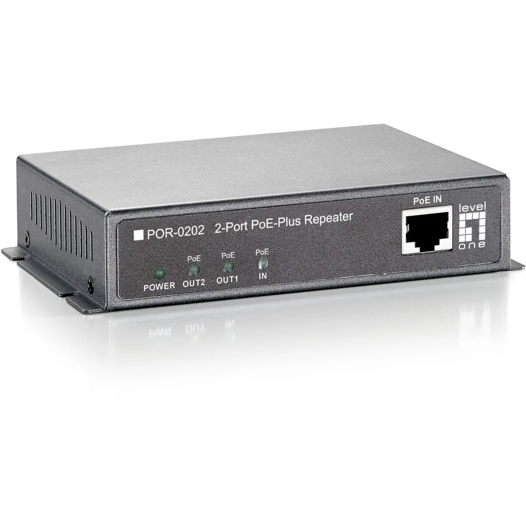 2x FE PoE-Repeater POR-0202 PoE - 1