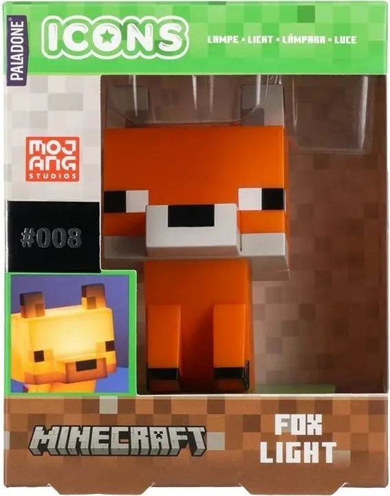 Dritë ikonë Minecraft Fox, Paladone - 1