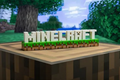 Lampë nate Paladone Minecraft Logo PP8759MCF, LED, USB, shumëngjyrëshe - 2