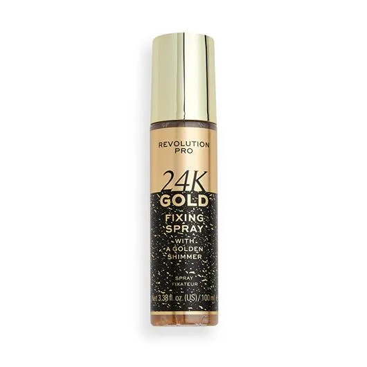 Sprej fiksues për grim Revolution PRO 24K Gold, 100 ml - 1