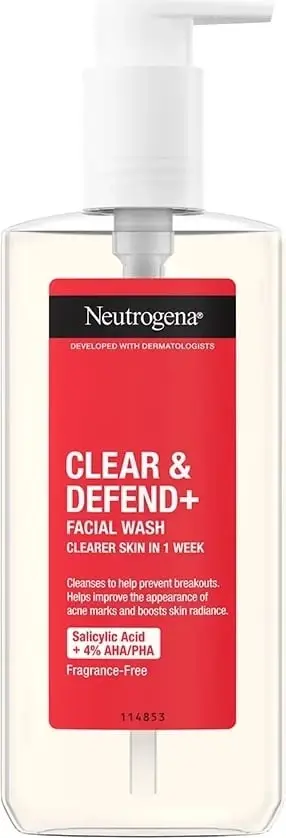 Xhel pastrues Neutrogena Clear & Defend+, 200 ml