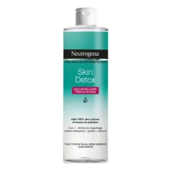 Ujë micellar Neutrogena Skin Detox Triple Action, 400 ml