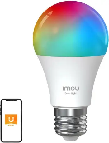 Llambë e mençur IMOU Color, LED E27, 806 lm, shumëngjyrëshe