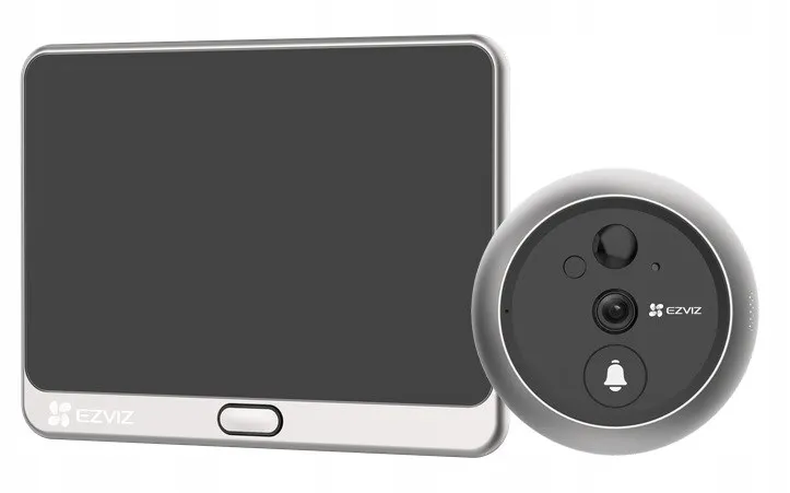 Kamerë dere EZVIZ DP2, 2MP, Wi-Fi, e zezë/e argjendtë - 1