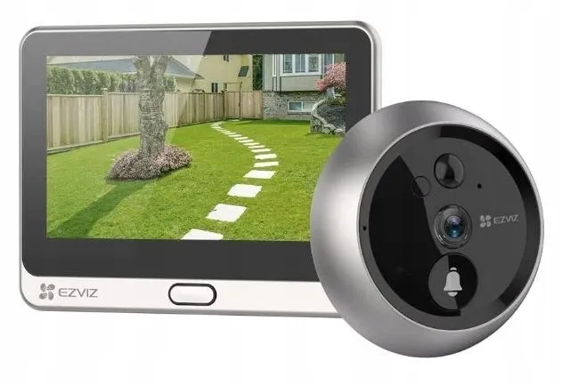 Kamerë dere EZVIZ DP2, 2MP, Wi-Fi, e zezë/e argjendtë - 2