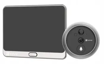 Kamerë dere EZVIZ DP2, 2MP, Wi-Fi, e zezë/e argjendtë