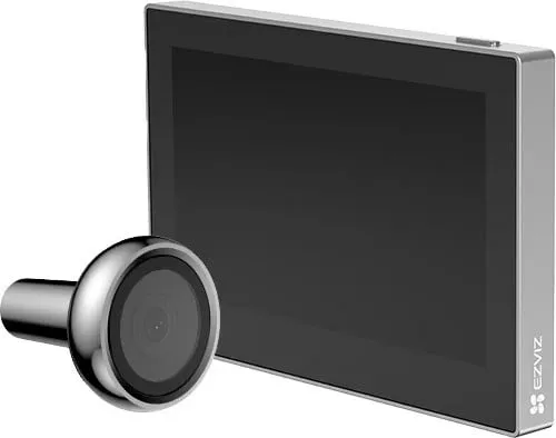 Interkom EZVIZ HP2, wireless, 2 MP, i zi/argjendtë - 1