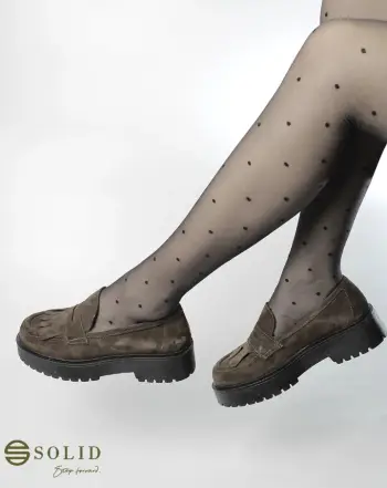 Këpucë për femra Solid, të kafta