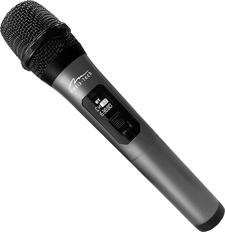 Mikrofon karaoke pa tela Media Tech MT398, Gri - 3