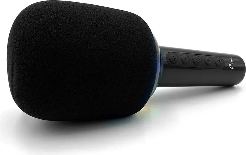 Mikrofon karaoke Media Tech MT399 me Bluetooth, i zi - 7