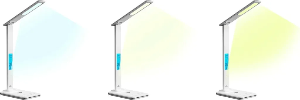 Llambë tavoline Media-Tech LEDITOU MT222, LED, karikues wireless 15W, e bardhë - 6