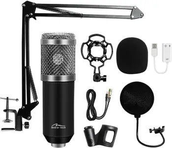 Set mikrofoni Media-Tech MT397S, kondensator, USB, i zi