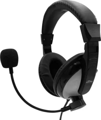 Kufje Media-Tech Turdus Pro MT3603, 40mm, 2x3.5mm, 2.3m, të zeza