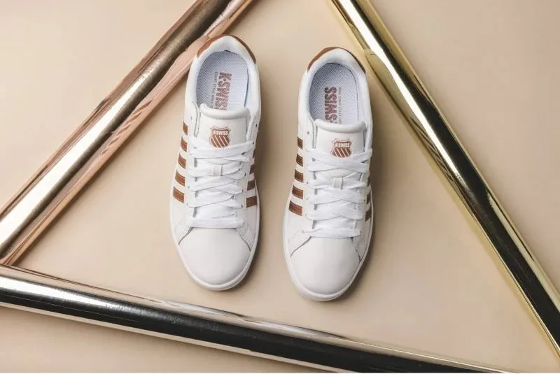 Këpucë femra K-Swiss, të bardha - 4