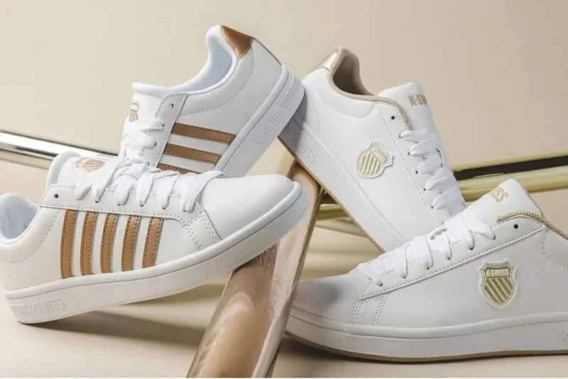Këpucë femra K-Swiss, të bardha - 8