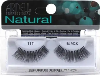 Qerpikë artificial Ardell Natural 117 për femra e zezë 1 copë