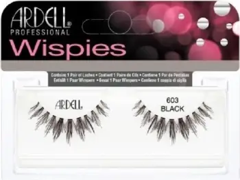 Qerpikë artificial Ardell Wispies 603 për femra, e zezë, 1 copë