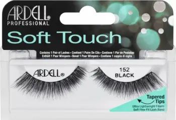 Qerpikë artificial Ardell Soft Touch 152 Black për femra, 1 copë