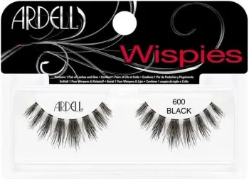 Qerpikë të rremë Ardell Wispies 600 për femra, 600 Black, 1 copë