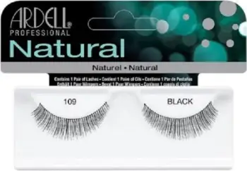 Qerpikë artificial Ardell Natural 109 për femra, e zezë, 1 copë