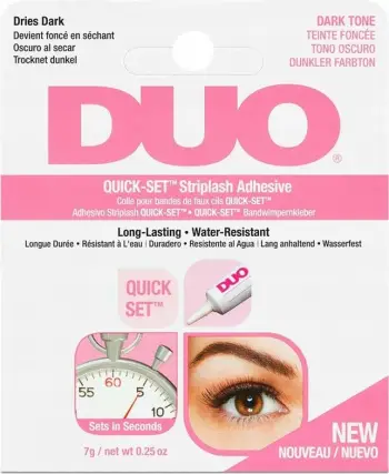 Llak për qerpikë Ardell Duo Quick Striplash Adhesive për femra Dark 7g