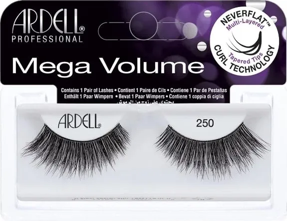 Qerpikë të rremë Ardell Mega Volume 250 e zezë 1 copë - 1
