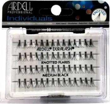 Qerpikë artificialë Ardell Individuals Medium, 56 tufa, të zinj