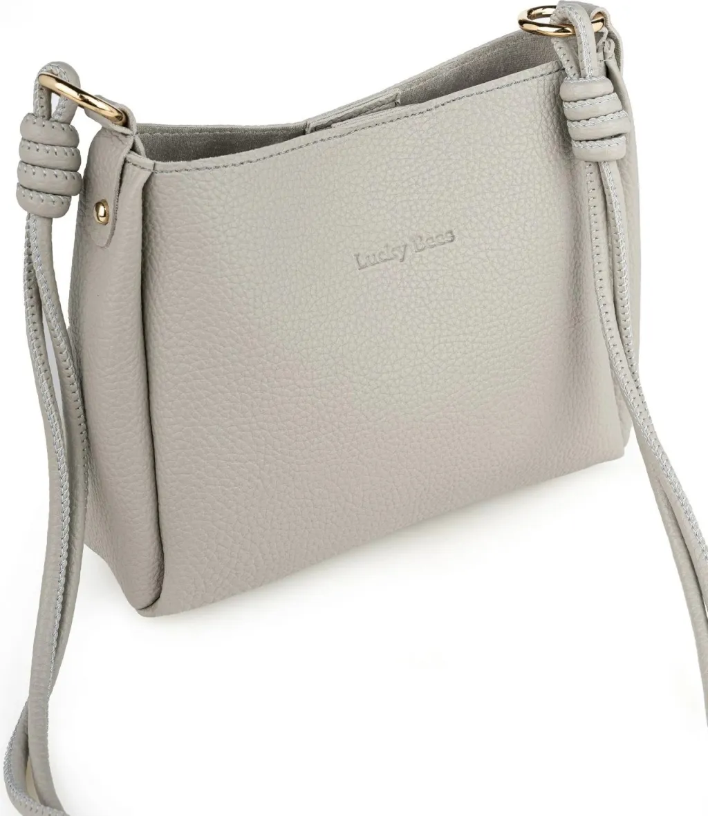 Çantë crossbody Lucky Bees, gri, 1227 Ros - 4