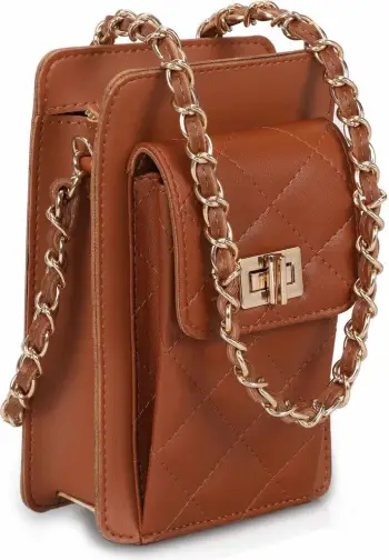 Çantë crossbody ngjyrë tan Lucky Bees, 305