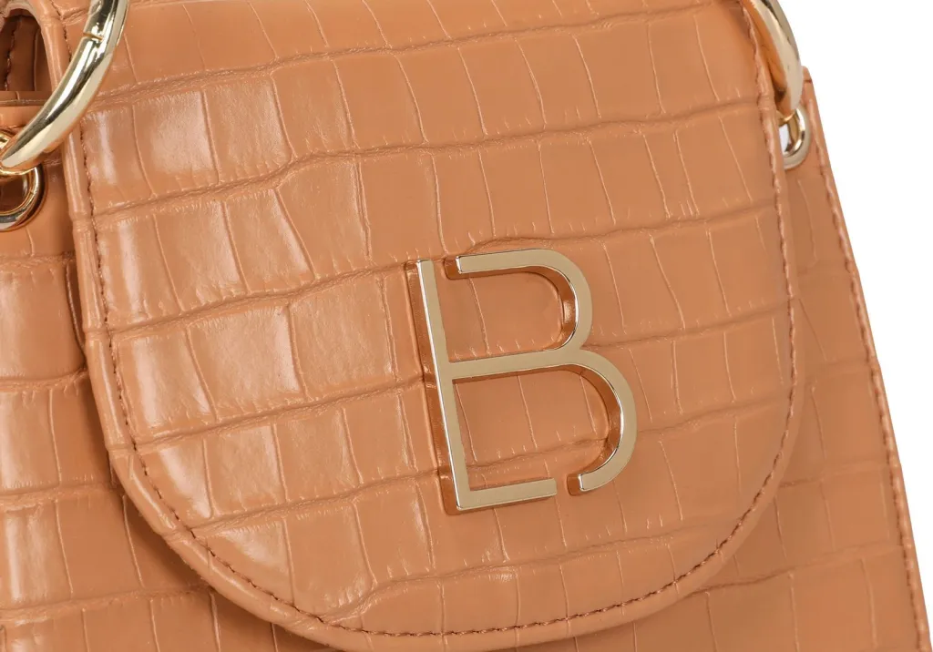 Çantë crossbody Lucky Bees, Croco Tan, 320 - 6