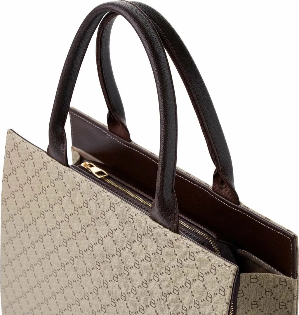 Torbë tote Lucky Bees, krem, Mira - 4