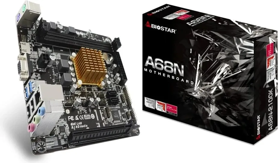 Pllakë amë Biostar A68N-2100K - 1